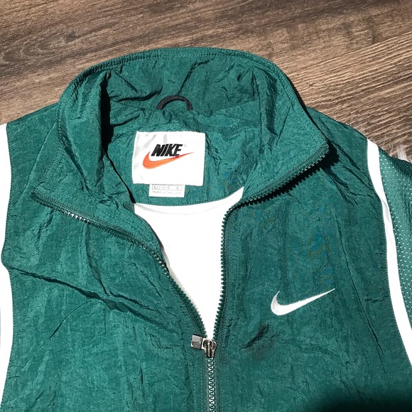 Vintage Nike Forest Green Windbreaker 